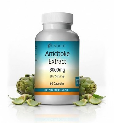 Best Natural Artichoke Extract Capsules - 8000mg - Fresh Stock