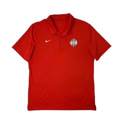 Team USA Baseball Shirt Mens L Large Red States Play High School Tournament Nike