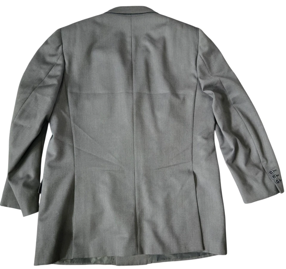 Traje Brioni Doble Pecho 2 piezas Chaqueta Verde Talla 43L/Pantalones 37x40 Hombres Con Defectos Foto 3 de 4