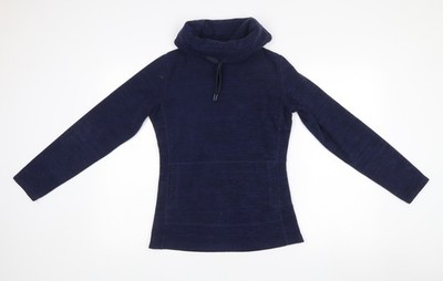 Mountain Warehouse Damen Navy Pullover Sweatshirt UK 8 Trichterausschnitt