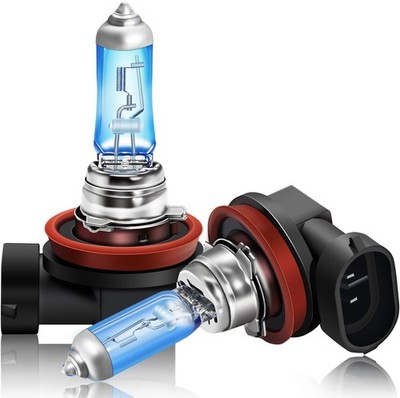 H11 Halogen Headlight Bulbs Fog Lights PGJ19-2 5500K Warm White 12V 55W, 2 Pack