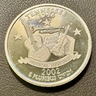 2002 Tennessee Statehood Jumbo Size Quarter 1 ozt 99.9% Silver Round