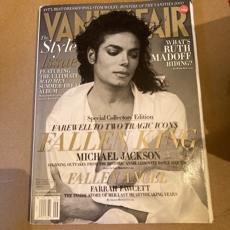 Vanity Fair Magazine September 2009 featuring Michael Jackson & Farrah Fawcett