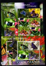 / COOK ISLANDS 2020 - MNH - 4 S/S - BUTTERFLIES