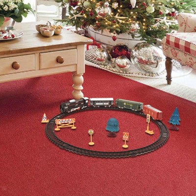 Electric Train Track Playset with Lights Sound Creativity Imagination Classic
