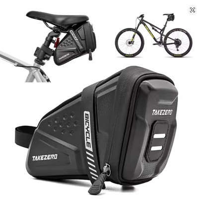 Fahrradtasche Satteltasche Fahrrad Tasche wasserdicht schwarz Rennrad Werkzeug