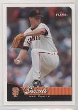 2007 Fleer Blank Back Matt Cain #64 0f4
