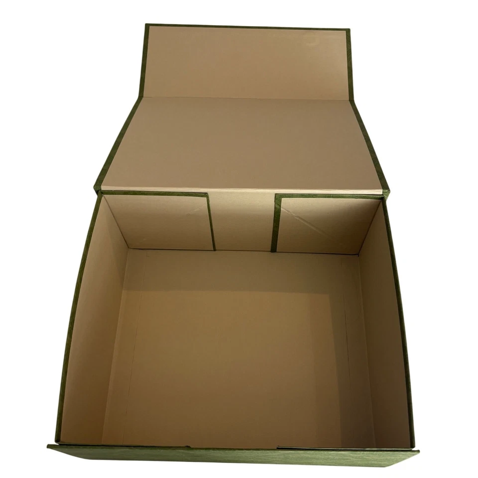 GUCCI Green Damask Logo Gift Box Storage Packaging Empty - Image 2 of 4