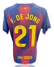 FRENKIE DE JONG SIGNED FC BARCELONA 2025/26 HOME SHIRT (ACG CERT AG17758)