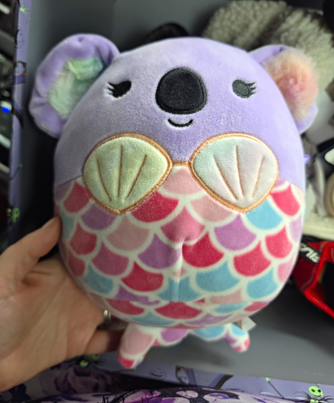 Squishmallows Lavender Koala Mermaid Plush Washable Purple Pink Blue 2024