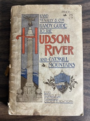 1909 Hudson River and Catskill Mountains Rand McNally & Co Handy Guide Maps