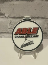 Able Crane  Service Equipment Operating Engineers Hardhat Hard Hat Sticker