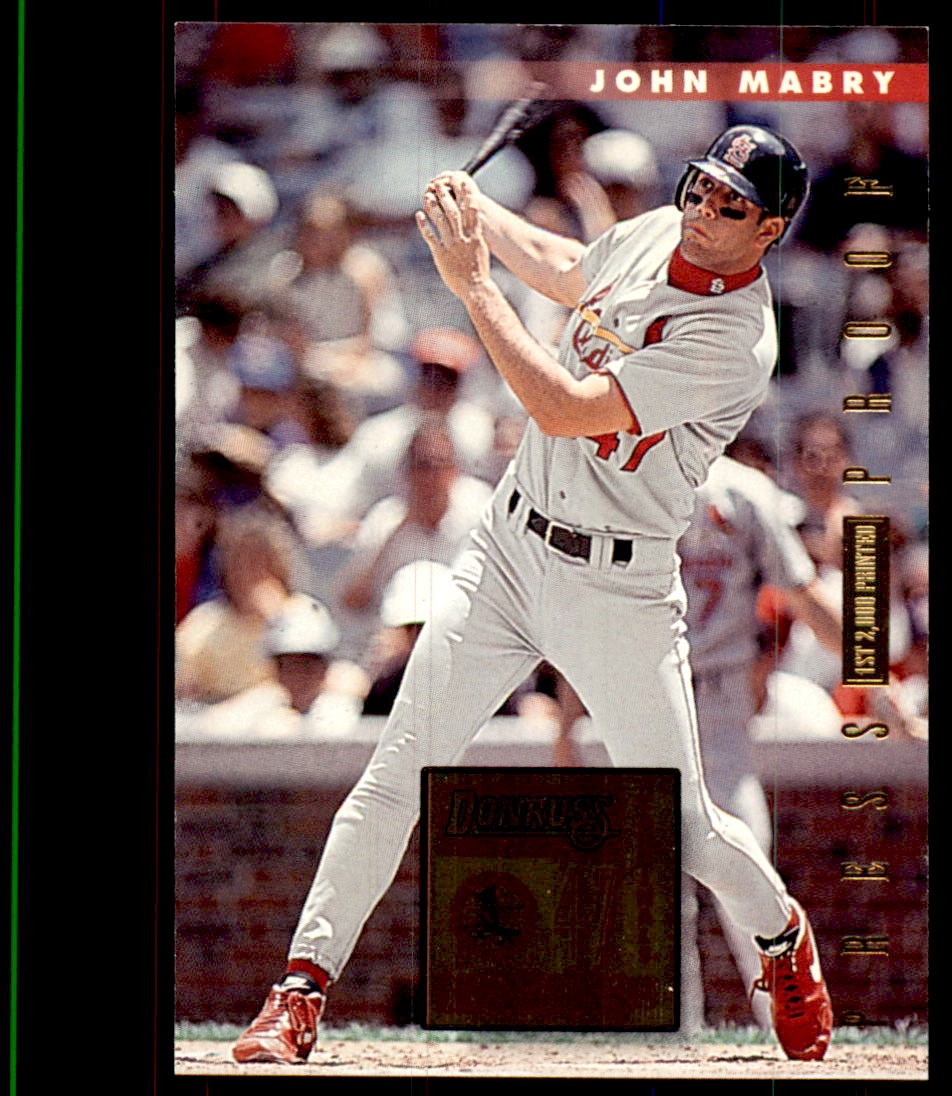 1996 Donruss #253 John Mabry Press Proofs