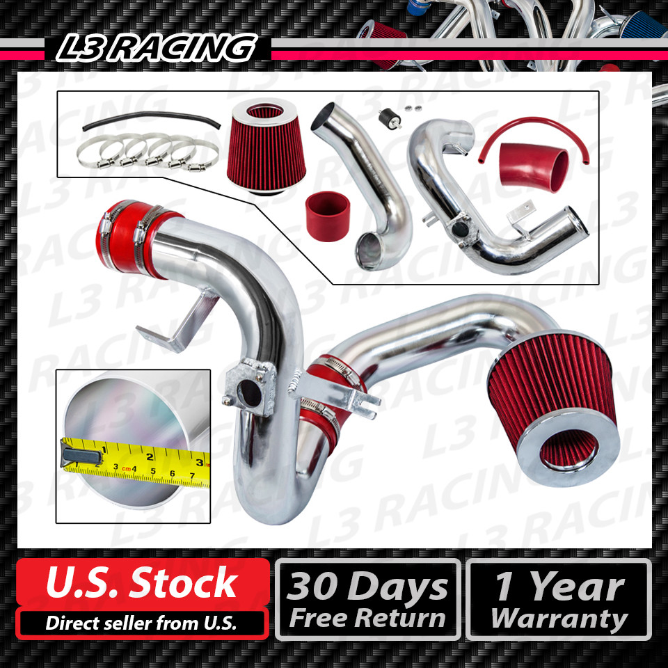 RED COLD AIR INTAKE KIT+DRY FILTER For 00-05 Toyota Celica 1.8 GT GTS