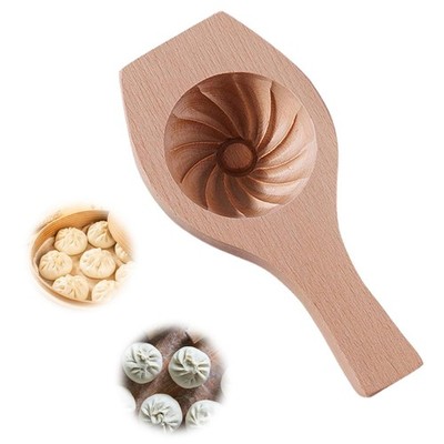 Wshxjzyay Diy Steamed Bun Wooden Moon Cake Flower Shape Cookie General, Brown