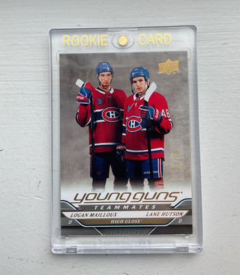 2024-25 Young Guns Teammates Lane Hutson Logan Mailloux High Gloss /10 Rookie RC