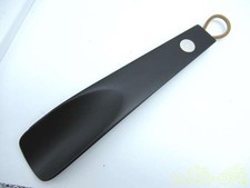 HERMES Shoehorn Wood Sellier 8.7 Inches Beech Leather Brown Pre-owned Luxury