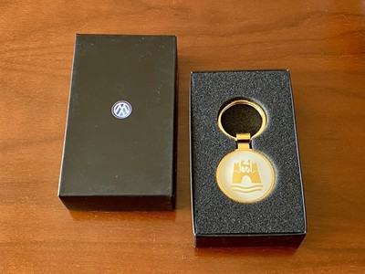  Schlüsselanhänger VW Klassik Kollektion Wolfsburg Cream 24 Karat Gold