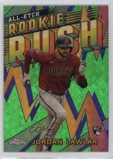 2024 Topps Chrome Logofractor Edition Green Refractor 45/99 Jordan Lawlar 0xh3