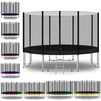 BAUNSAL Gartentrampolin Kindertrampolin Trampolin verschiedene Größen Komplettset (EXD)