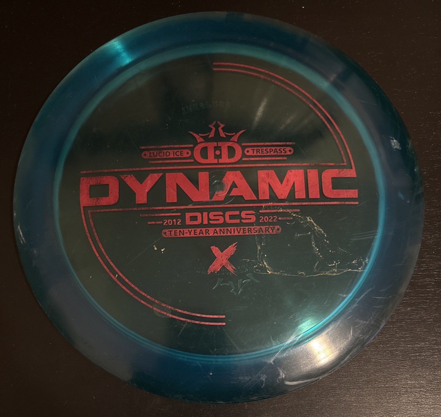 Dynamic Discs Lucid Ice Trespass 10-Year Anniversary 175 grams