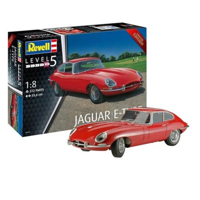 Revell Jaguar E-Type Vintage British Sports Car Modellbausatz 07717