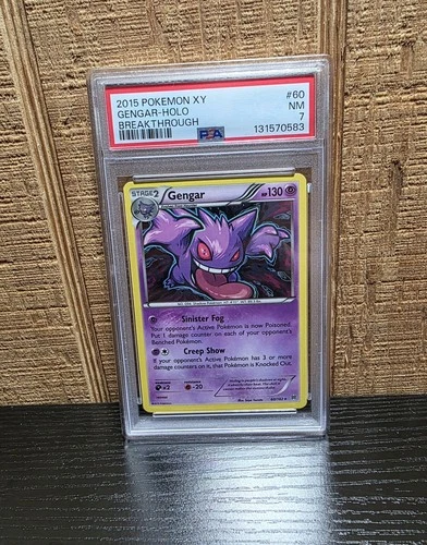POKEMON XY GENGAR NM PSA 7 BREAKTHROUGH 60/162
