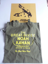 NOAH KAHAN THE GREAT DIVIDE PROMOTION ITEMS POSTER AND TOTE BAG