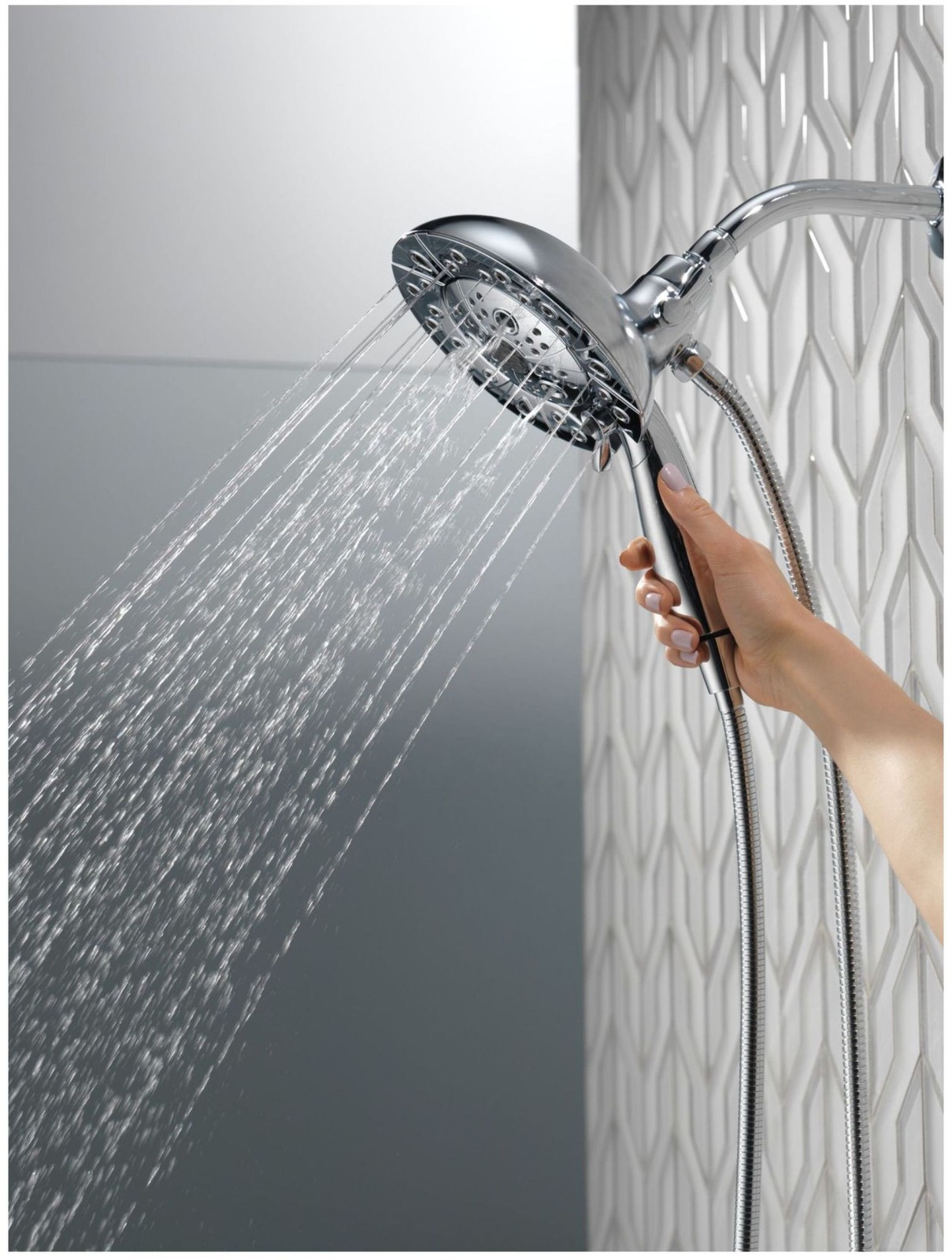 Delta 58480-PK Universal Showering Round 1.75 GPM Multi Function - Brilliance