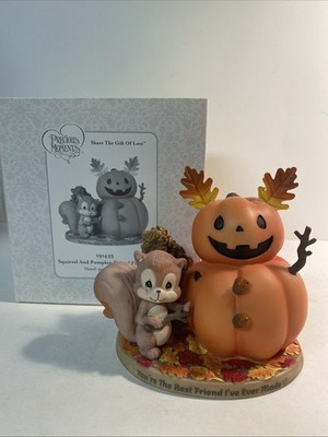 Precious Moments You re The Best Friend I Ever Made Squirrel and Pumpkin Friend