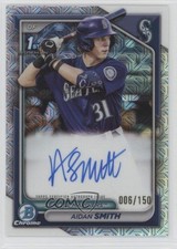 2024 Bowman Chrome Prospect HTA Choice Refractor 6/150 Aidan Smith Auto 7xr