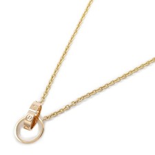 CARTIER Baby Love Chain Necklace 18KPG Pink R...