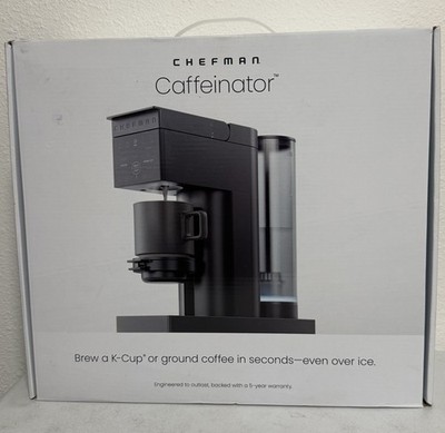Chefman Caffeinator Single Serve Coffee Maker   RJ14-DB-MID-WM - Missing POD