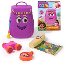 Dora, My Adventure Backpack, with Explorer Accessories  Toy Binoculars, Ma