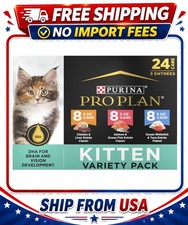 Purina Pro Plan, Variety Pack, Wet Kitten Food, 3 oz Cans, 24 Can