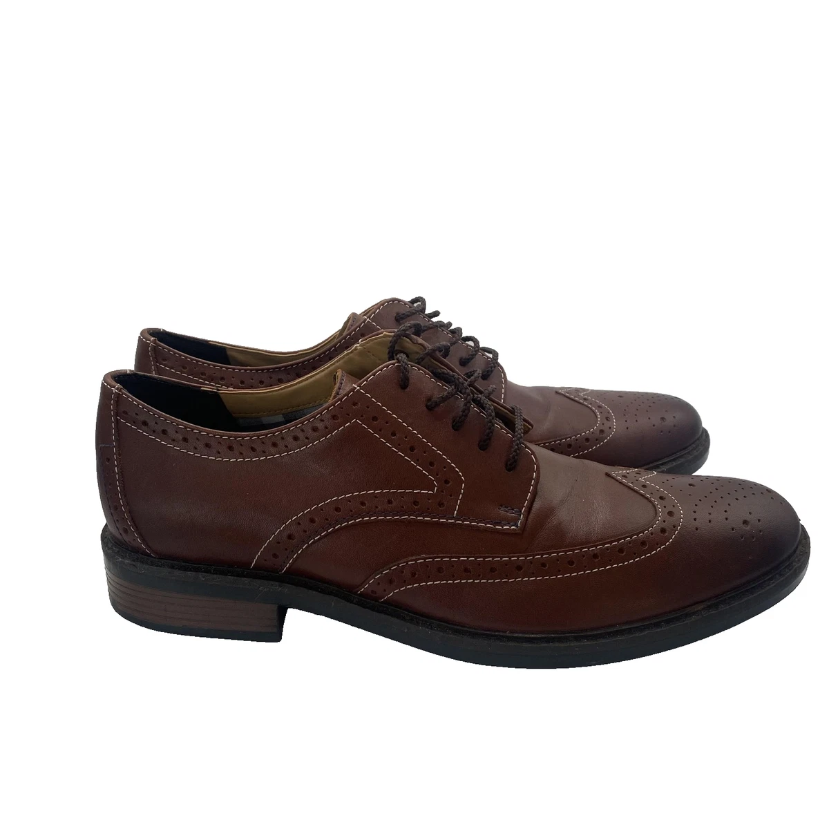 Bostonian Brown Wingtip Dress Shoes for Men for sale | eBay display picture 3