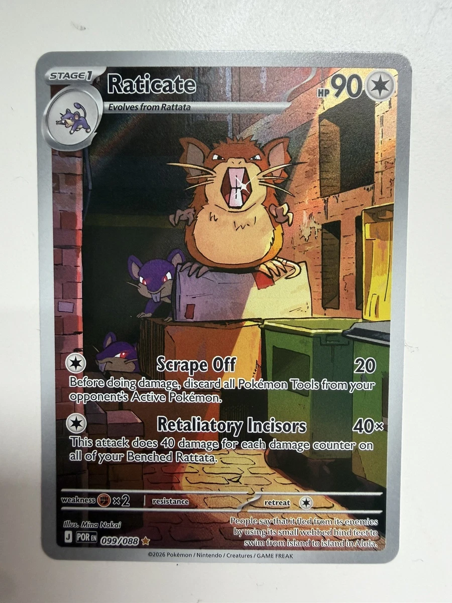 Raticate Pokémon TCG Cards for sale | eBay