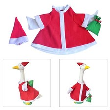 Porch Goose Outfits Christmas Decor Xmas Decor for Outdoor Garden Lawn