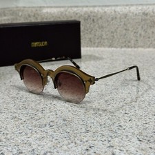 Matsuda M1014 Round Sunglasses. Matte Caramel Frame. Gradient Lens. Retail 675