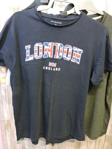 job lot bundle 4 men t shirt primark london norway toronto copenhagen world city - 第 2/15 張圖片