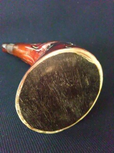ox horn Chinese Hand Carved 9" Ox Horn Scholar - 第 7/9 張圖片