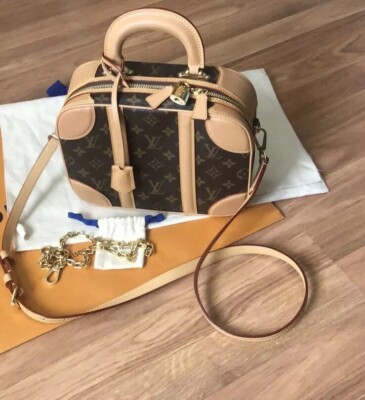 Louis Vuitton Monogram Valisette Mini Luggage Bag | eBay