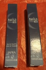 Jafra Navigo Moon For Men Minis 0.23 Fl Oz Travel Size EDT SPRAY TWO MINIS