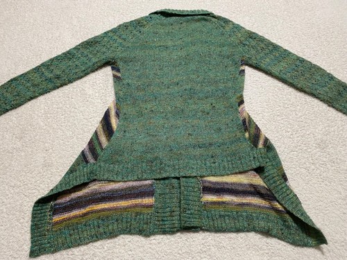 BKE Cardigan Sweater Womens Small Open Front Multicolor Striped - Picture 7 of 11