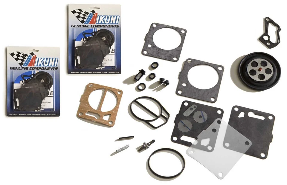 Kit de reconstrucción de carburador de doble carburador original Mikuni Yamaha GP GPR XLT 800 98-05 Foto 2 de 2