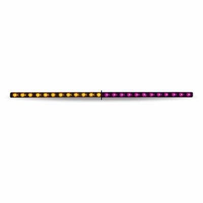 TLED-SXAP 17'' Dual Revolution Amber/Purple LED Strip - Attaches with 3M Tape