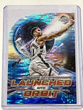2024 Topps Cosmic Chrome Giannis Launched Into Orbit Blue Moon Refractor /99 