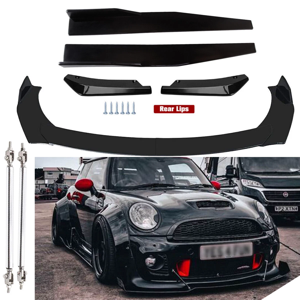 For Mini Cooper Paceman Front Bumper Lip Splitter Lower Spoiler