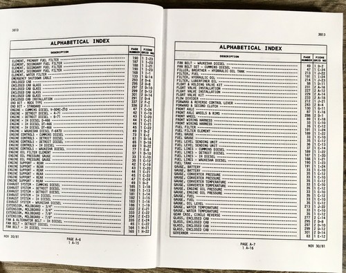 Galion T500C Motor Grader Service Parts Operators Manual Set Repair 07995-10739 - Picture 9 of 24