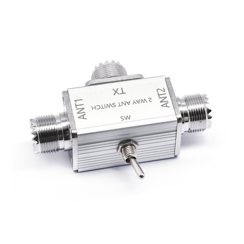 1Stück 2-Wege CB/HAM Antennen Koax Schalter Adapter 1-30MHz SO239/BNC Stecker - Zdjęcie 7 z 19